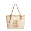 Bolso de Hombro Personalizado de Gran Capacidad para Mujer, Bolso de Mano Versátil Popular Transfronterizo, Textura de Cuero PU, Bolso Tote de Color Contrastante para Debajo del Brazo