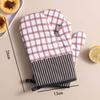 Juego de Guantes de Aislamiento Térmico Engrosados Guantes para Horno de Alta Temperatura Antiescaldaduras Guantes para Horno de Microondas Resistentes al Calor Guantes Resistentes al Calor Venta al por Mayor