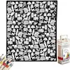 Manta Kaelidoras DIY para Colorir para Adultos, 50X60 Polegadas Velve