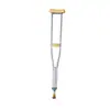 Muletas Axilares Dobles de Aleación de Aluminio Muletas de Elevación Simple Muletas Telescópicas de Nueve Velocidades Muletas Axilares de Elevación Simple