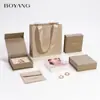 Caja de Anillo de Joyería Plegable con Hebilla Magnética Personalizada Caja de Papel Tipo Sub-libro para Empaque de Joyería Caja de Joyería para Colgantes de Plata Pulseras