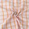 Vendas Diretas da Fábrica em Estoque, Primavera, Verão e Outono, Tecidos Finos de Xadrez Bolha, Roupas Femininas, Roupas Infantis, Sapatos e Chapéus