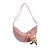 Bolso de Mano de Moda Estilo Coreano Estilo Occidental Simple Fresco Diario Estilo Coreano Bolso de Hombro Portátil Popular en Internet Nuevo Bolso Cruzado para Mujer