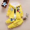 Ropa para niños ropa de otoño para niños traje 2023 nuevo otoño ropa deportiva coreana para niños conjunto de tres piezas de ropa para niños