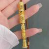 Colgante Mismo Tong Tong Filamento Taladro Ocho Tesoros Portátil Buda Dorado Colgante de Collar para Hombres y Mujeres Pareja Joyería Benmingfo