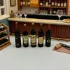 Decoración de Escena Miniatura de Botella de Vino Simulada para Casa de Muñecas, Accesorios de Juguete de Comida DIY al por Mayor