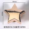 Hebilla Decorativa Larga de 14 mm Hebilla Semicircular para Zapatos Hebilla de Aguja Flor para Zapato Bolso Accesorios de Ropa Accesorios con Signo de Pie Hebilla Decorativa