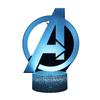 Luminária de Mesa 3D Colorida Touch Cruzada Dedicada Marvel Vingadores Guardiões da Galáxia Lâmpada Presente Criativo