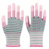 Guantes de Dedo con Recubrimiento y Estampado de Cebra de PU, Transpirables y Resistentes al Desgaste, Adecuados para Empacar y Clasificar, con Puntas de los Dedos Engrosadas para Mayor Durabilidad, Disponibles para Distribución y Dropshipping