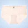 Calcinha Fio de Gelo Sem Costura para Meninas Roupa Íntima Feminina Cintura Média Antibacteriana Fundo Estendido Virilha Anti-Beliscão Calcinhas para Meninas Atacado