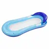 Fábrica de Origen Personalizado Transfronterizo Flotador Inflable con Toldo, Cama Flotante Inflable de PVC Engrosado, Sillón Lounge Acuático para Piscina