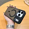 Adequado para iPhone 17 Skin-Friendly Carregamento Magnético Capa de Celular Apple 16 Promax Fosco 15 Anti-Queda Capa Protetora