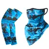 Máscara para Explosiones Transfronterizas Protector Solar para Bicicleta Pañuelo para la Cabeza Equipo Suave para Deportes al Aire Libre Hombres y Mujeres Juego de Mangas de Hielo para Montar