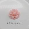 Flor de resina de punto de fábrica Flor de clavel flor de rosa Accesorios para el cabello de niños DIY Carcasa de teléfono Material de belleza