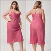 Bata Nocturna Yaoting de 100 kg para Tallas Grandes para Mujer, de Verano, de Una Pieza, de Satén, Holgada, Ropa de Casa para Dormir para Mujer