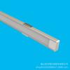 Tira de luz LED ultradelgada ranura de aluminio montaje abierto oculto gabinete armario vitrina barra de luz luz negra en forma de U con barra de aluminio 16X7mm