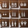 Aretes Étnicos Imitación Plata Miao Aretes Retro Largos con Borlas Atracciones Aretes Estilo Antiguo Aretes Miao para Mujer Venta al por Mayor
