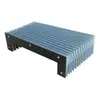Cubierta protectora de fuelle para riel guía de tela triplemente resistente engrosada para equipo de máquina de grabado, cubierta antipolvo retráctil, cortina antipolvo lineal para máquina herramienta