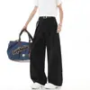 Nuevos Pantalones Casuales Estilo Retro Americano para Hombres y Mujeres, Marca de Moda Primavera y Otoño Sueltos de Pierna Recta Caídos Versátiles de Pierna Ancha Largos para Hombre