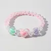 Pulseras de cuentas transfronterizas para niños, Pulseras para niñas pequeñas, Pequeños accesorios exquisitos, Accesorios personalizados estilo princesa de colores macarrón
