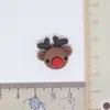 Accesorios de Navidad DIY Árbol de Navidad Cuerno Accesorios de Resina Paquete de Materiales Hechos a Mano Pegatinas para Vaso de Agua de Refrigerador Venta al por Mayor