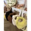 Bolsa cosie zing feminina 2021 Inverno bolsa de mão fofa de pelúcia com nó bolsa de mão de bolinho peluda