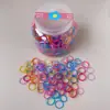Elásticos de Cabelo Infantis para Meninas, Elásticos Coloridos e Fofos para Rabos de Cavalo, Tranças e Coques