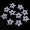 Contas Estrela de Cinco Pontas Cor AB Galvanizadas Furo Reto Contas Estrela Soltas DIY Corrente de Celular Pingente Contas Acessórios de Joias DIY Contas Soltas