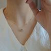 Dinastía de la Moda Collar de Perlas de Jade Hetian para Mujer Diseño de Nicho Antiguo de Palacio Cadena para Clavícula Colgante Estilo Chino Nuevo Versátil