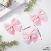 Venta Caliente Lentejuelas de Color Sólido Adorno Colgante de Lazo de Navidad Adornos de Decoración Navideña Colgantes para Árbol de Navidad Venta al por Mayor