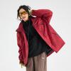 Chaqueta de Montaña Tres en Uno para Hombre y Mujer, para Exterior, Ligera, Cortavientos e Impermeable, Desmontable, de Dos Piezas, Ropa de Trabajo para Montañismo