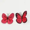 Adornos de Mariposa Tridimensional Simulada para Bodas, Flores Decorativas de Estilo Antiguo, Cabezas de Flor para Pasadores DIY, Decoración del Hogar al por Mayor