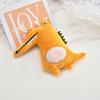 Muñeco de Cocodrilo de Peluche con Bordado, Juguete Chirriante, Accesorios de Ropa, Llavero, Colgante para Bolso, Broche, Suministros al por Mayor