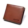 Cartera de Cuero Genuino Cartera para Hombre de Primera Capa de Piel de Vaca Cartera para Hombre Bolso de Cuero Genuino de Gama Alta Billetera para Monedas