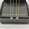 Modelo más vendido de Alemania 2026: Collar de OVNI con Diamante Único Chapado en Oro V con Artesanía CNC, Ultra Brillante y Compacto