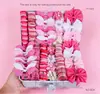 [Venta Caliente Transfronteriza] Gomas de Pelo Pequeñas de Colores 202 Piezas de Niña Color Caramelo Sin Costuras Pasadores para el Cabello