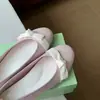 2026 Bailarinas de Cuero Suave con Lazo Francés para Mujer Talla Grande Estilo Coco Chanel Cómodas de Usar Hermosos Zapatos de Verano