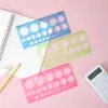 Regla Multifuncional de Dibujo Transfronteriza, Material Escolar para Estudiantes de Primaria, Regla de 20 cm Herramientas de Dibujo Venta al por Mayor