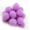 Al por mayor personalizado bola de pelo de alta elasticidad accesorios hechos a mano para bricolaje color poliéster zapatos y sombreros tamaño bola de pelo de color mixto bola de felpa
