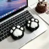 Colgante de Felpa Imitación Piel de Visón Encanto para Bolso Pata Linda Llavero de Coche Accesorio Cadena para Teléfono Encanto de Pata de Gato para Bolso