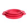 En Stock Multiusos Resistente a Altas Temperaturas Cocina Exterior Cesta de Frutas Verduras Portátil Plegable Silicona Cesta de Drenaje Lavabo para Lavar Verduras
