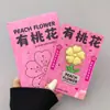 Suficientemente Afluente para Gastar en Joyería de Oro Puro 999 Flor de Durazno, Adornos de Flor Eterna Dorada, un Regalo de San Valentín para Tu Novia
