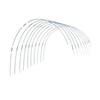 Abrazadera de película soporte de arco pequeño para cobertizo hebilla de conexión de varilla accesorios de abrazadera de varilla para soporte de jardín artístico de jardín abrazadera de película