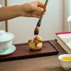 Mascota de Té de Arcilla Púrpura Hecha a Mano al por Mayor Cerdo del Zodiaco Pequeños Adornos de Alta Calidad Accesorios Creativos para Ceremonia de Té Mascota de Té de Arcilla Púrpura Se Puede Conservar