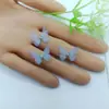 Borboleta Dupla Camada 2cm 100 com Diamante Dupla Camada Estéreo Tule Malha Borboleta diy Arte de Unha Rosto Beleza Decoração.