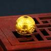 Mantra de seis palabras de oro de Vietnam que no se desvanece por mucho tiempo, cuentas redondas, accesorios hechos a mano DIY, accesorios de cuentas chapadas en oro, cuentas sueltas al por mayor