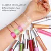 Delineador de Ojos Perlado de Colores Transfronterizo Sombra de Ojos Líquida con Brillo Fino Iluminador de Párpado Inferior Set de Maquillaje de Sirena que Cambia de Color
