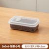 Caja de almacenamiento para mantener la frescura del refrigerador de la cocina, sellada para la preparación de alimentos, caja transparente para mantener la frescura, compartimento de grado alimenticio, congelador de plástico