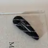 Grampo de Lã Sarja com Recorte Presilha Lateral Grampo para Franja Gota Acessórios de Cabelo Feminino Clipe Bb de Alta Qualidade Grampo para Parte de Trás da Cabeça