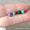 F136 Aleación de titanio, bola australiana, clavo para lengua, accesorios de joyería, varilla de rosca interna, clavo para ombligo, bola de ópalo, reemplazo de cabeza superior